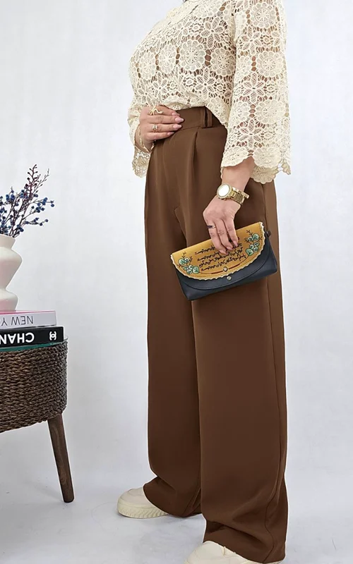 شلوار واید لگ مدل کاترین